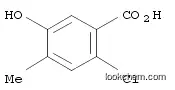 Molecular Structure of 1195344-56-9 (2-chloro-5-hydroxy-4-methylbenzoic acid)